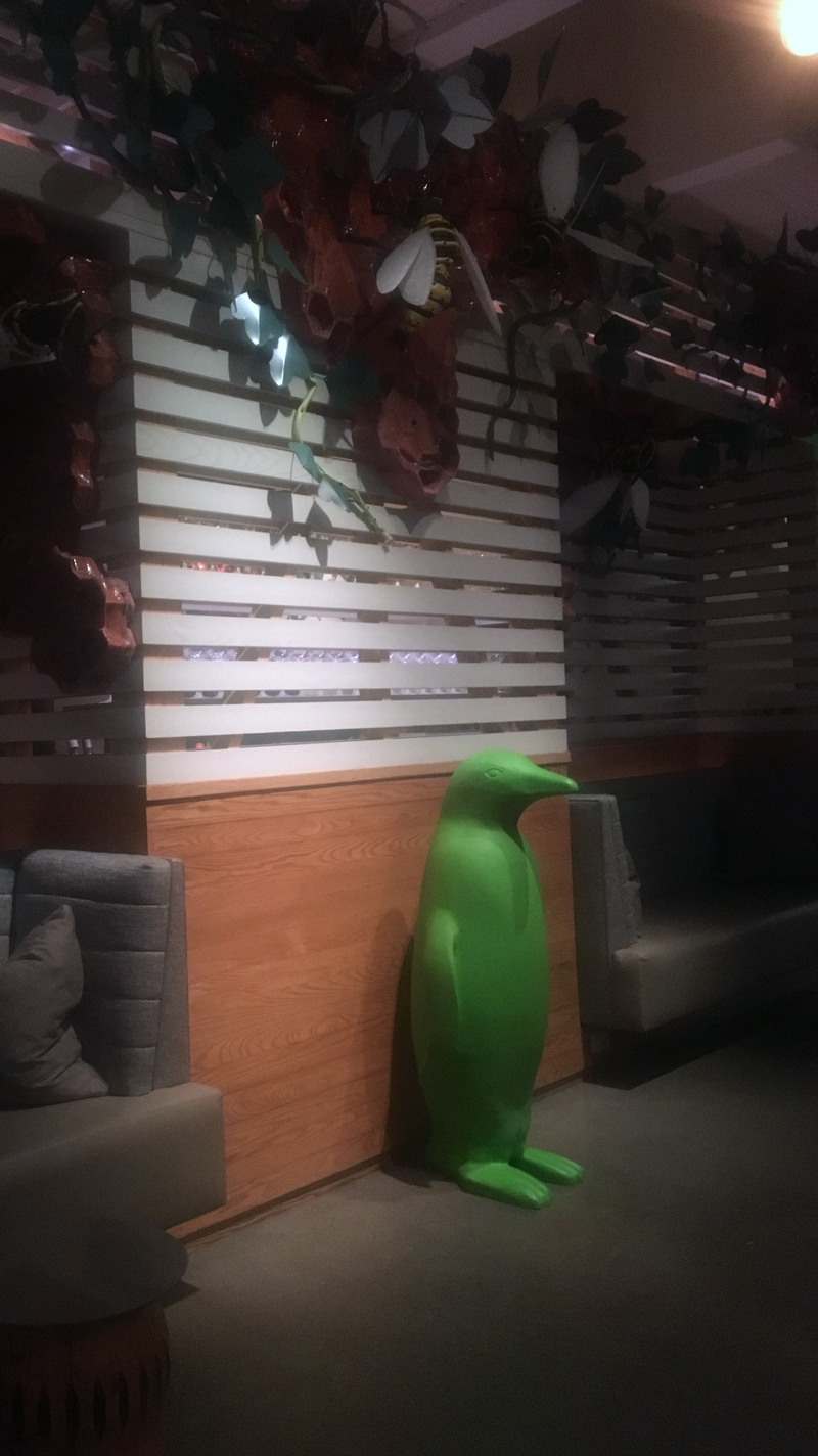 Penguin at The Hive restaurant at the 21c Museum Hotel