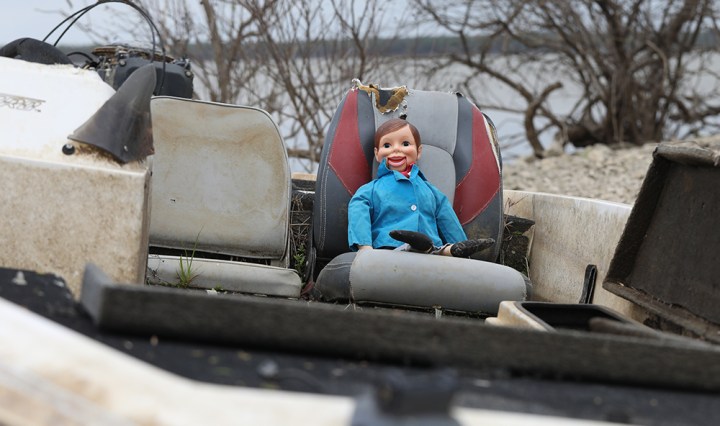 Abandoned Boat at Hagerman National Wildlife Refuge