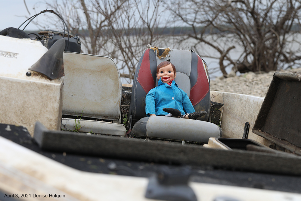Abandoned Boat at Hagerman National Wildlife Refuge