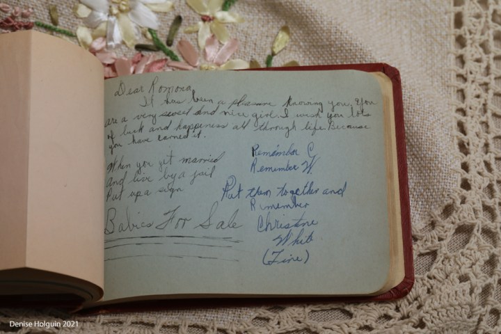 8th Grade Autograph Book from 1946 - Paris, Texas; J. G. Wooten School