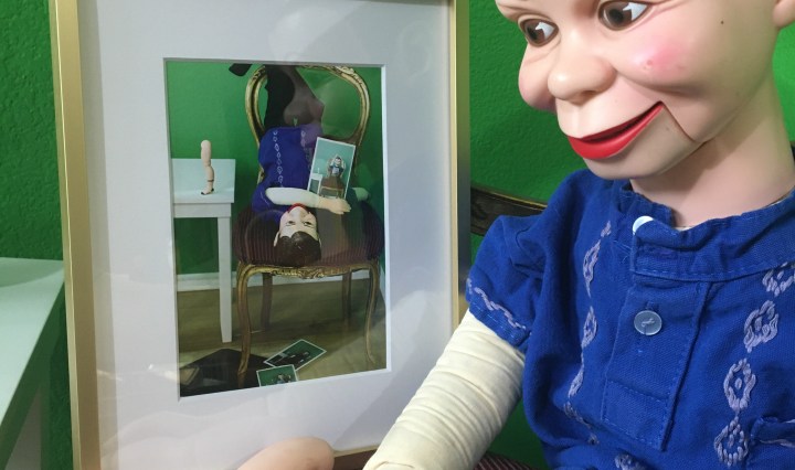 "Iterations 2" an original art piece by Denise Holguin at the Visual Art League of Lewisville