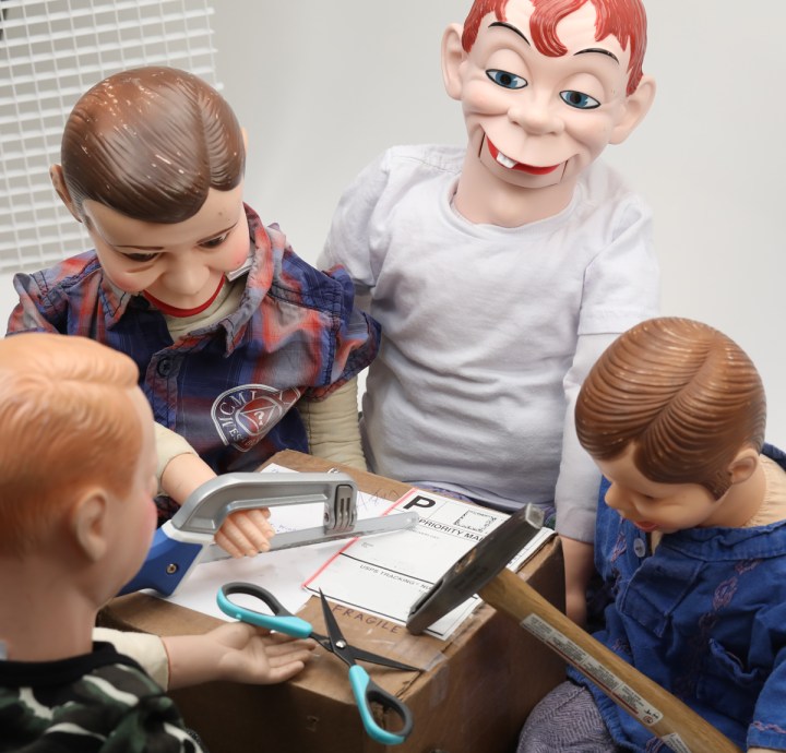 The Day Percival, Winthrop, Mortimer and Finnegan received a package in the mail!