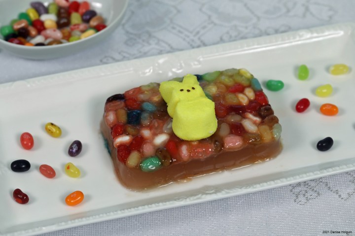 Denise's technicolor jelly bean aspic: a culinary wonder