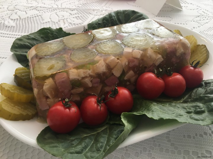 Hello, we're here for the aspic!