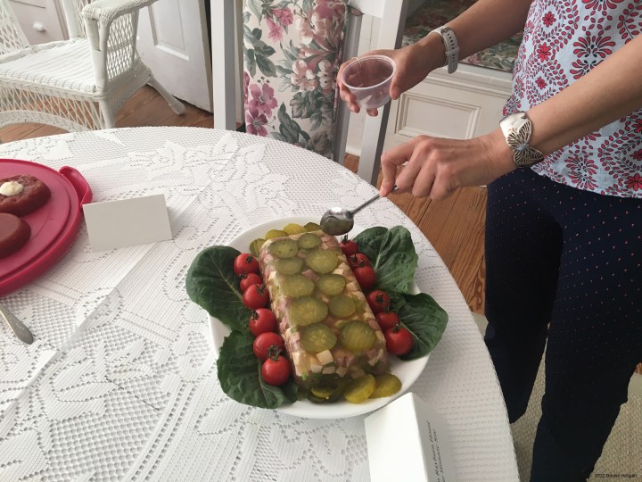 Hello, we're here for the aspic!