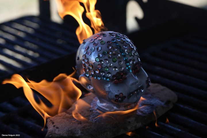 Inspired by the Masters - Setting a purse on fire