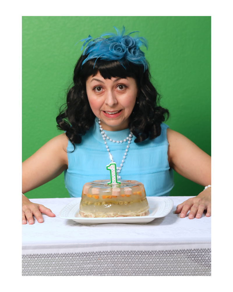 On Display!  Tasteless Art:  A birthday tribute to Larry the Teratoma