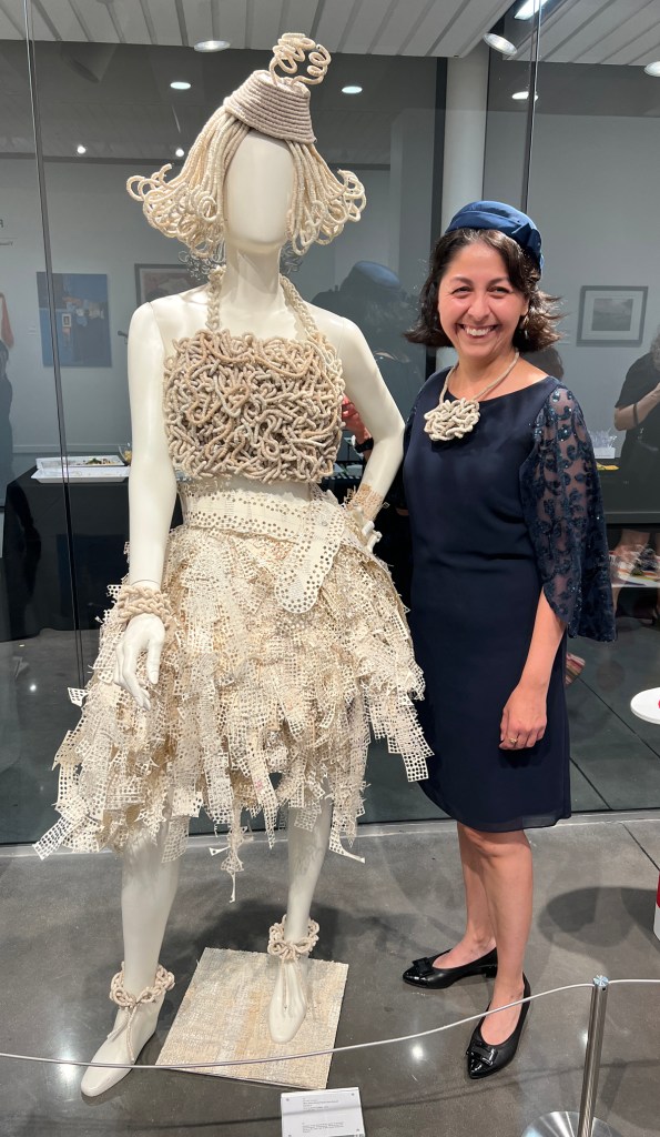 Miss Macy Dons Paper Hole Punch Couture