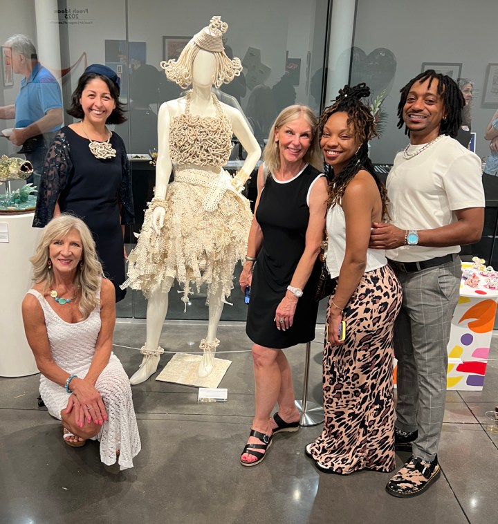 Miss Macy Dons Paper Hole Punch Couture